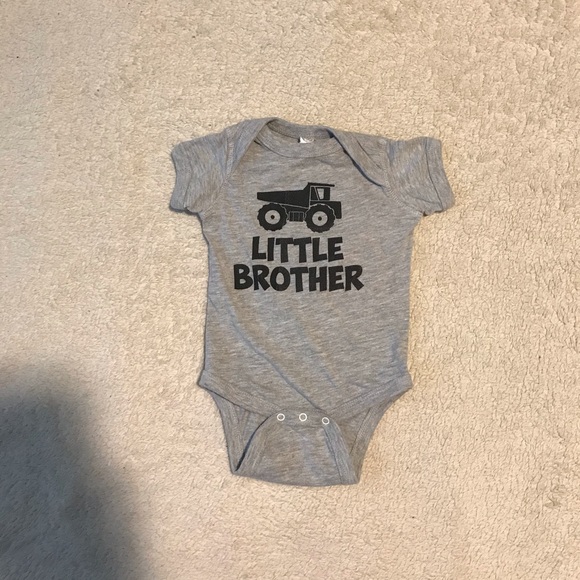 Little Brother Onesies (6months) - Picture 3 of 4